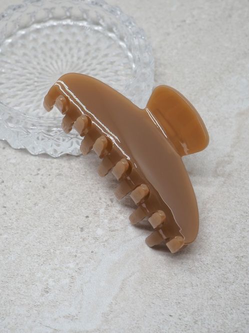 Hovedbilde Beige - Hårklype 8 cm 