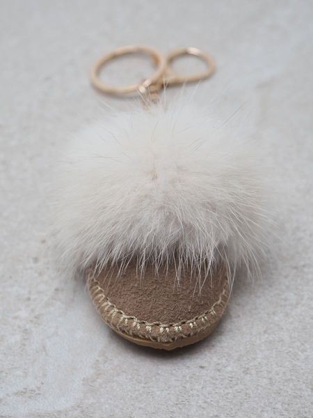 Hovedbilde Beige - Tøffel Veskepynt