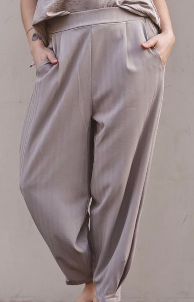 Hovedbilde Dark Beige - Zelia Bukse