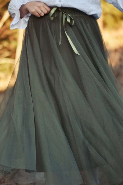 Hovedbilde Grønt - Tulle Tyllskjørt