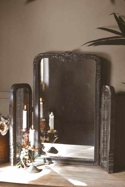 Hovedbilde Sort - Sminkebord Speil