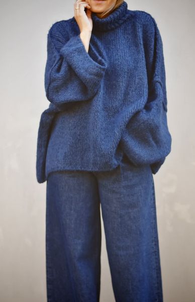 Hovedbilde Navy - Åre Strikket Genser