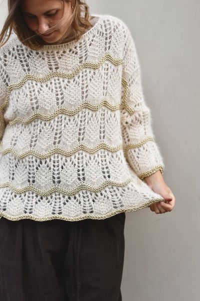 Hovedbilde Beige - Lucinda Strikkegenser