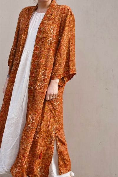 Hovedbilde Orange - Fay Ornament Kimono