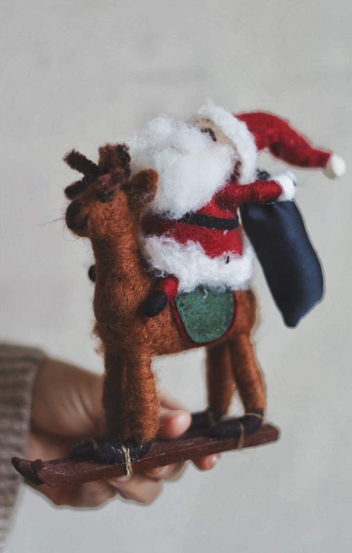 Filt - Nisse På Reinsdyr