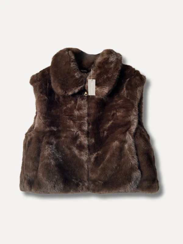 Brun - Billi Fuskepels Vest