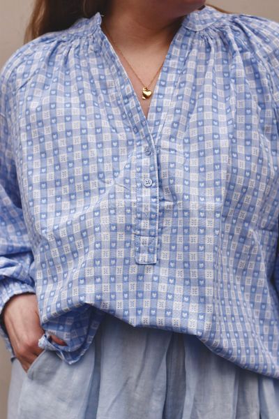 Hovedbilde Smooth blue - Bella Bluse