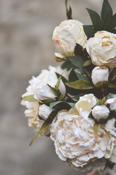 Hovedbilde Krem - Rose snittblomst 62 cm ...