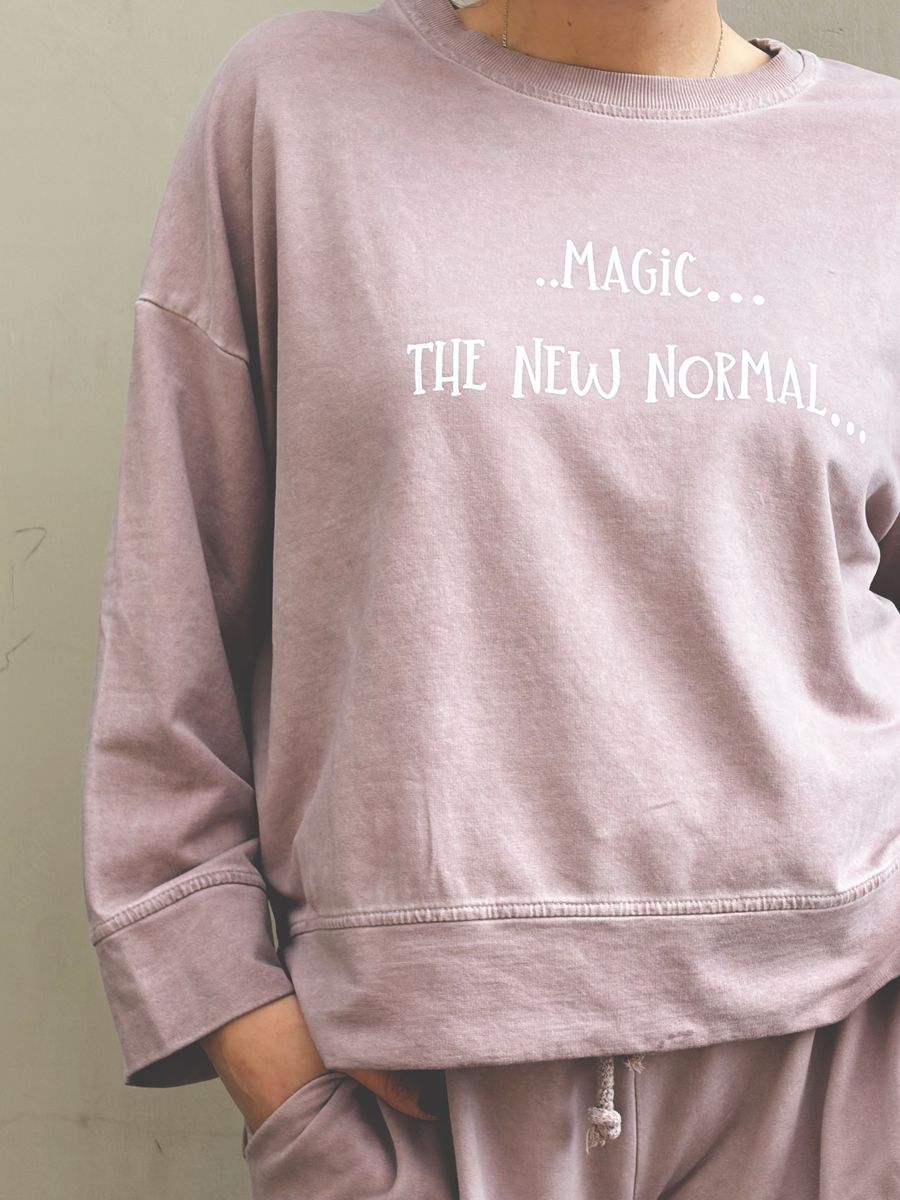 Washed Powder Pink - Magic Genser