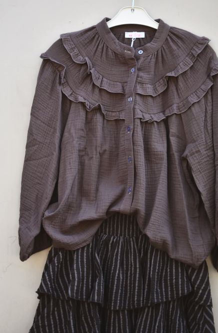 Hovedbilde Brun - Sunshine Bomulls Bluse