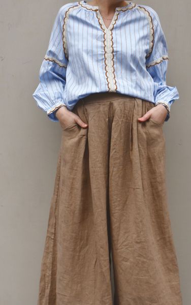 Hovedbilde Dusty blue - Lotta Bluse