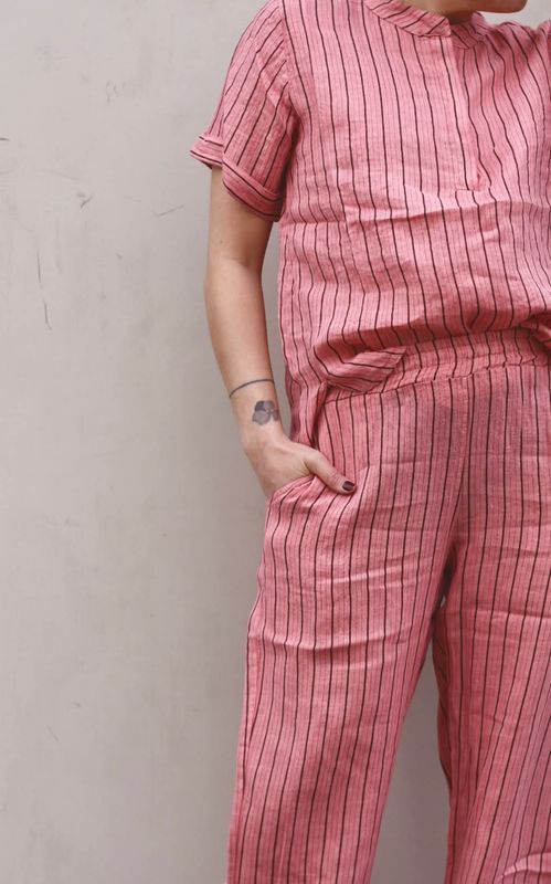 Rose Stripe - Melina Lin Topp