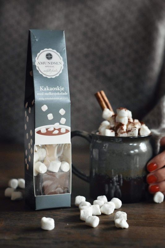 Melkesjokolade - Kakaoskje med mini marshmallows