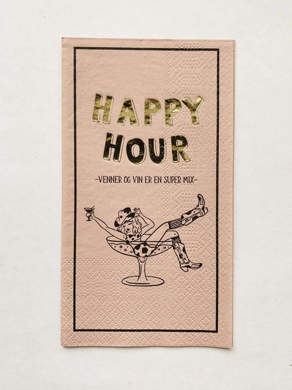 Happy hour  - Buffet Serviett