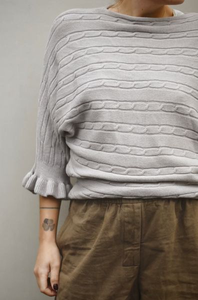 Hovedbilde Taupe - Malva 3/4 Genser