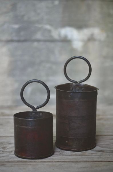 Hovedbilde Vintage Metall Stor Potte ...