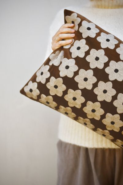 Hovedbilde Brun Daisy Putetrekk 40 x60 ...