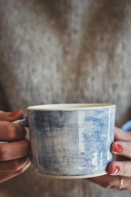 Hovedbilde Mørk blå - Latte Krus