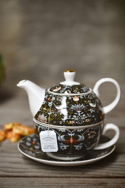 Hovedbilde Sort - Tekanne + Kopp