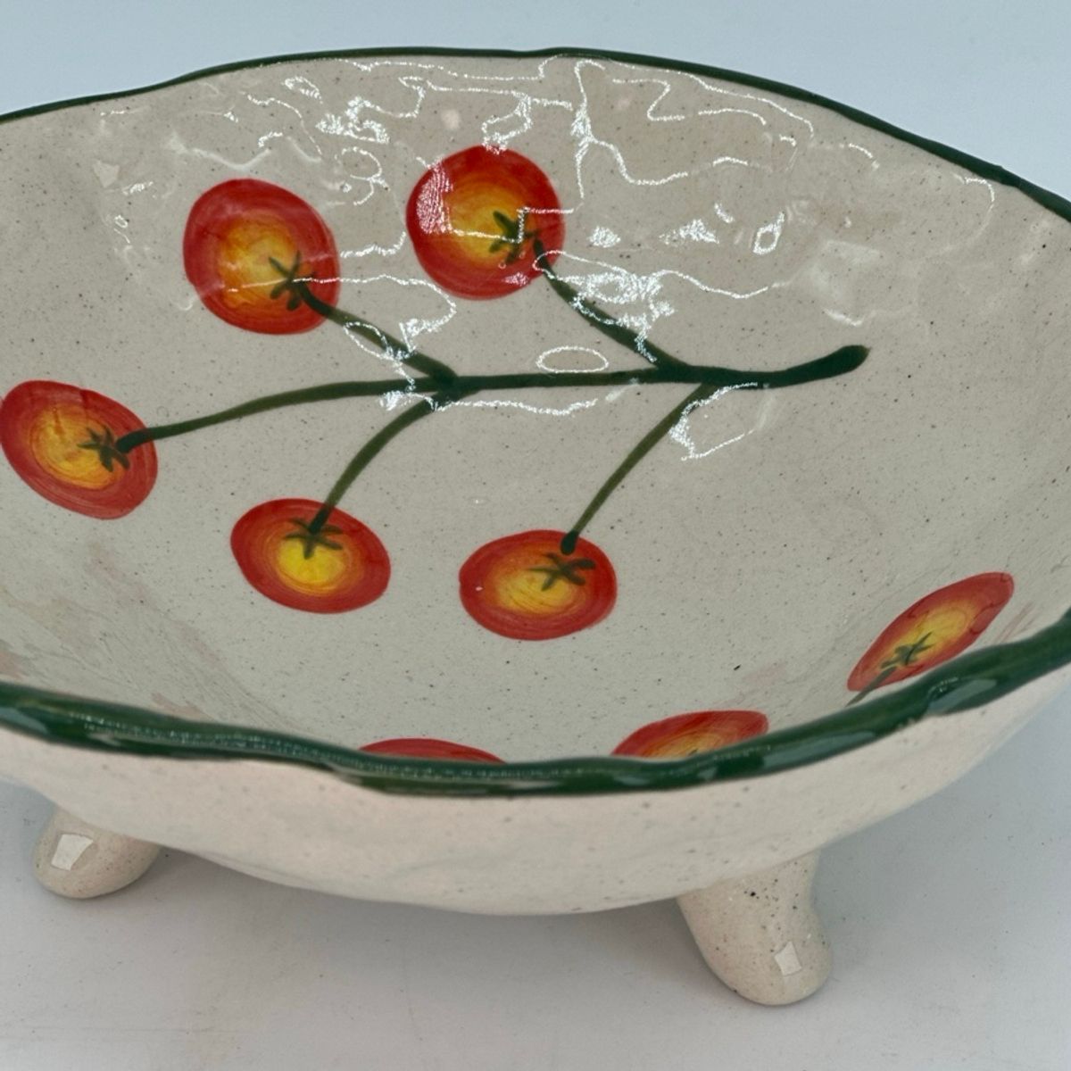 Skål Legym med cherrytomat-motiv