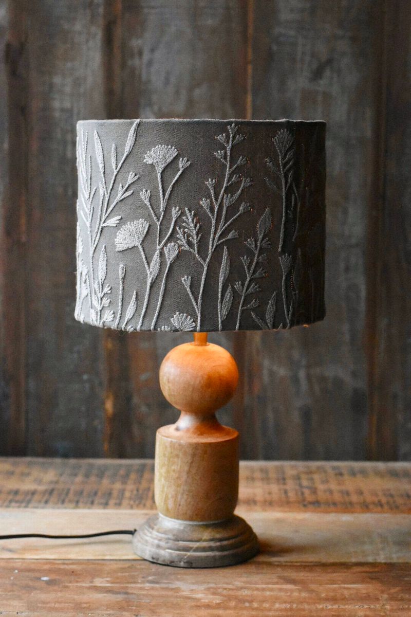 Olivengrønn - lampeskjerm