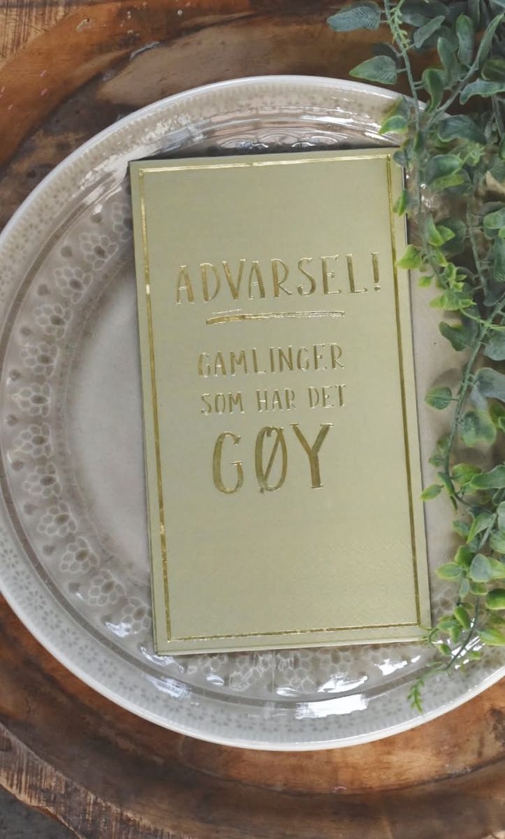 Grønn - Gamlinger Buffet Serviett