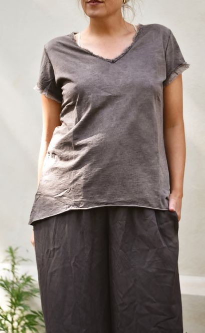 Hovedbilde Dark Brown - Classic V-hals ...