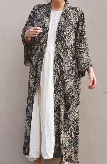 Hovedbilde Sort/blå - Fay Kimono