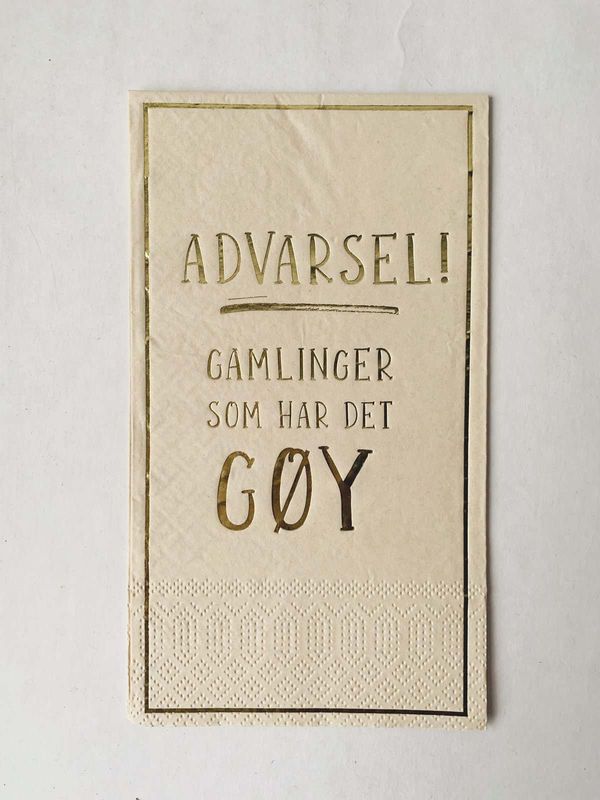 Gamlinger  - Buffet Serviett