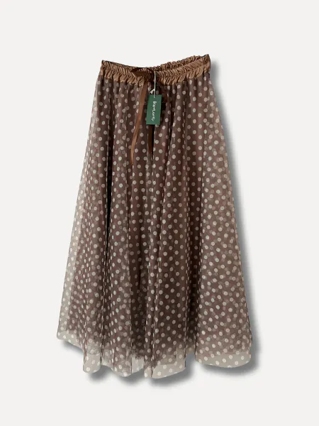 Hovedbilde Taupe - Dotty Tyllskjørt