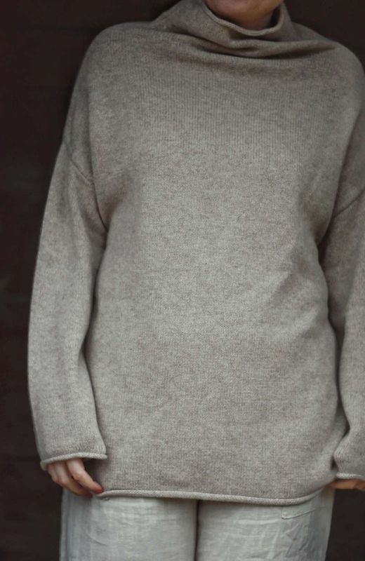 Beige - Kashmir Genser 