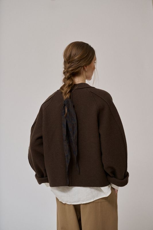 Brown - Ea ls knit jumper