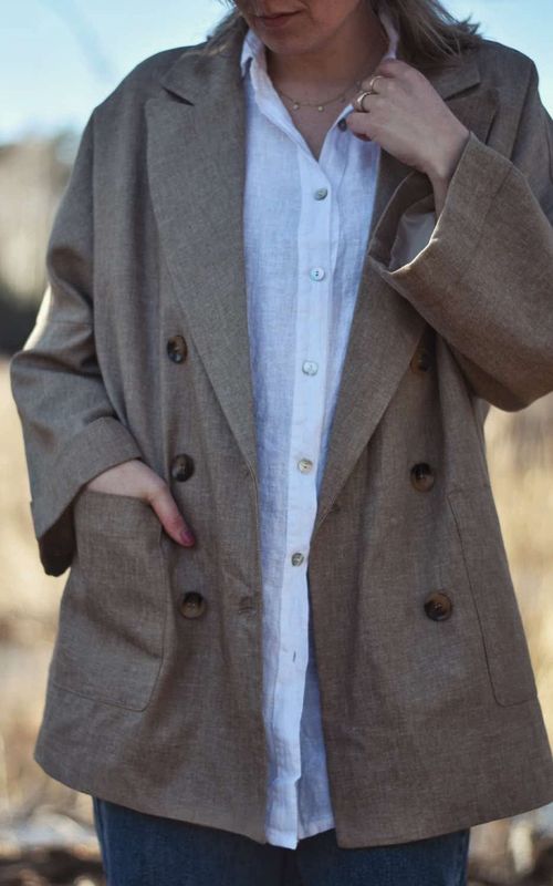 Mørk Sand - Nanna Blazer