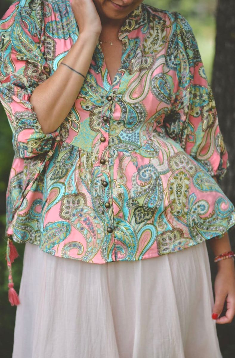 Multi - Bella Viskose Bluse