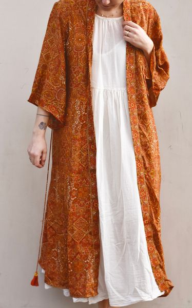 Hovedbilde Orange - Fay Ornament Kimono