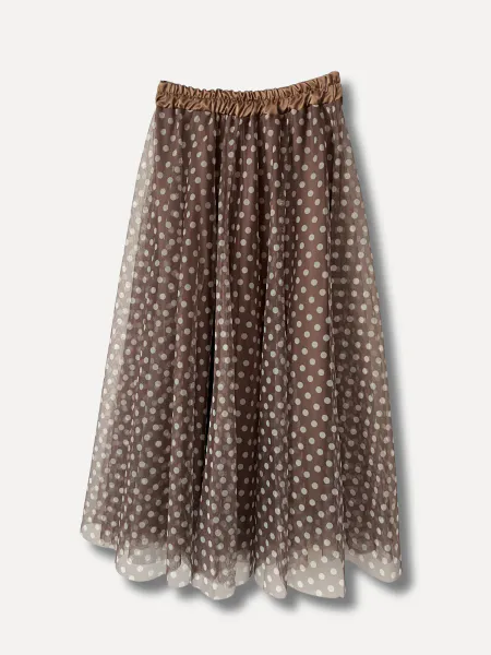 Hovedbilde Taupe - Dotty Tyllskjørt