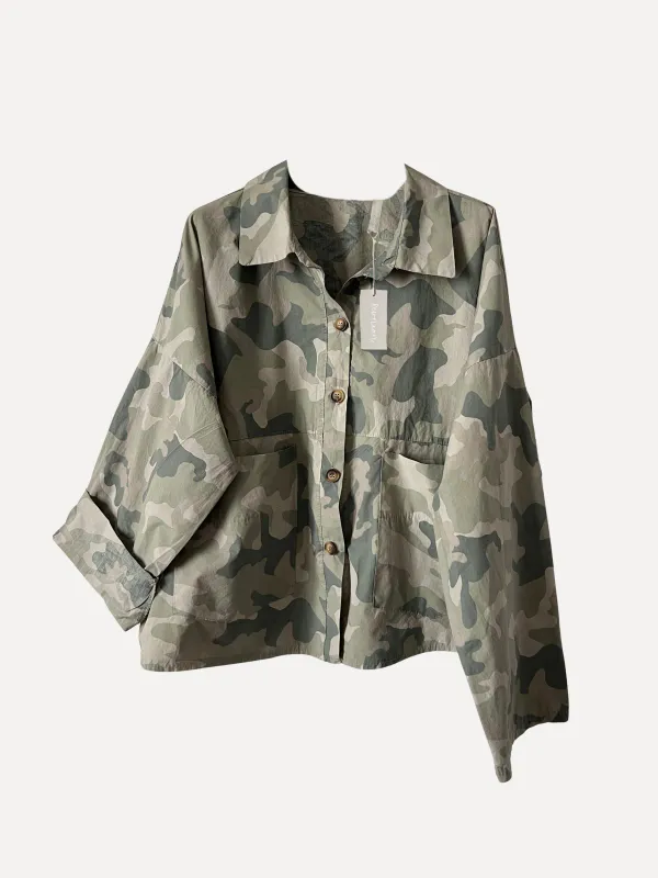 Grønn - Camo Skjorte