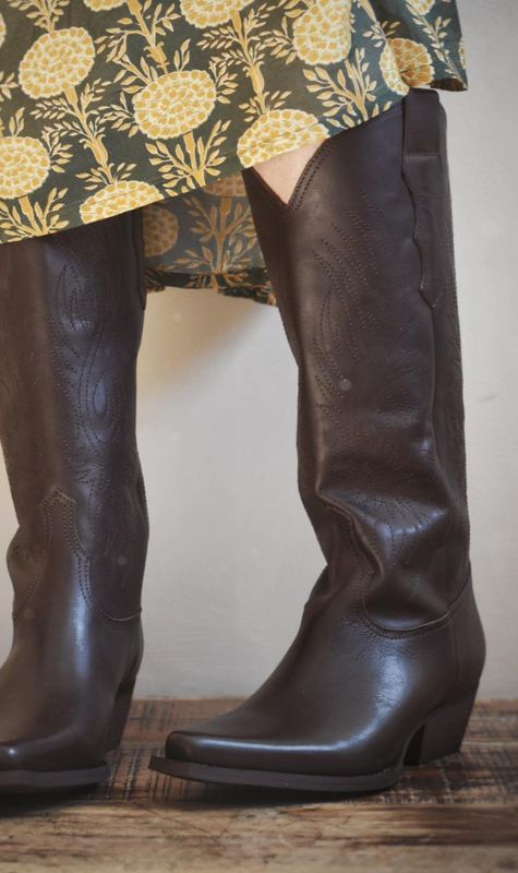 Tobacco - Frankie Western Boots