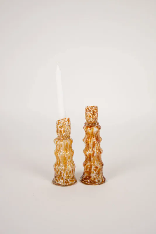 Kamel - Confetti Lysestake 19 cm 