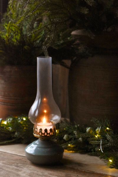 Hovedbilde Grønn - Parafinlampe t-lys