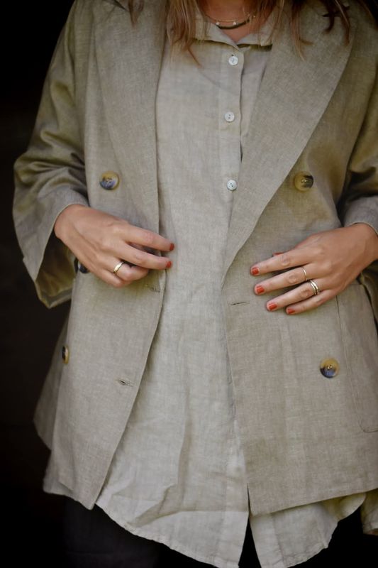Mørk Sand - Nanna Blazer