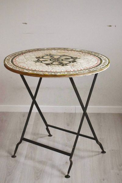 Hovedbilde Sidebord i metall - 75x78 cm 