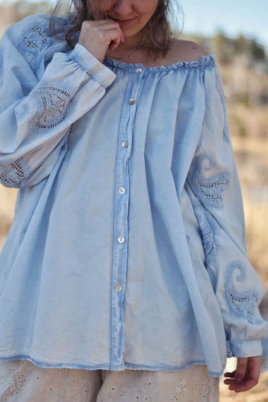 Sky - Patty Bluse