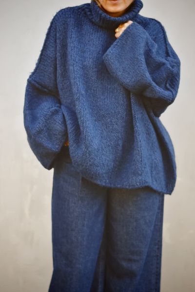 Hovedbilde Navy - Åre Strikket Genser