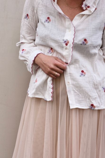 Hovedbilde Hvit - Kelly Bluse