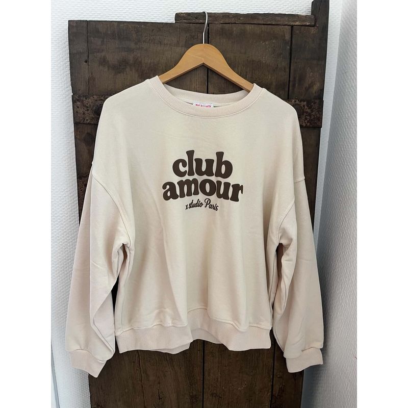 Beige/brown - Club Amour Genser