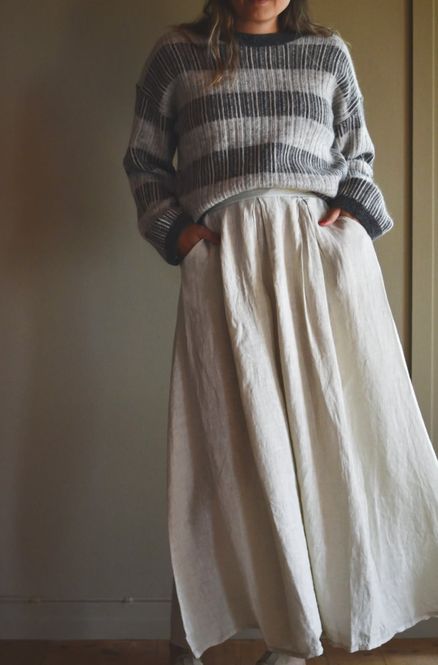 Hovedbilde Beige - Polo Lin Skjørt