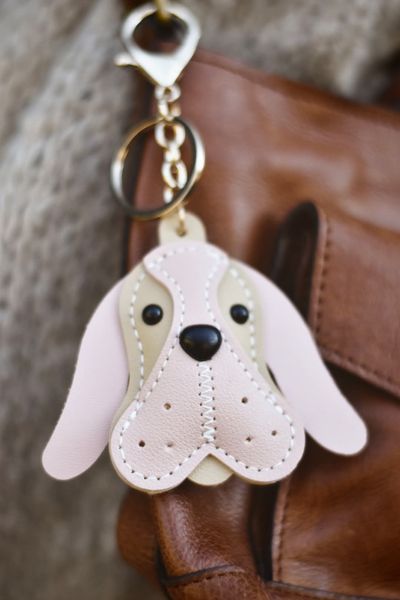 Hovedbilde Rosa - Hund Veskepynt