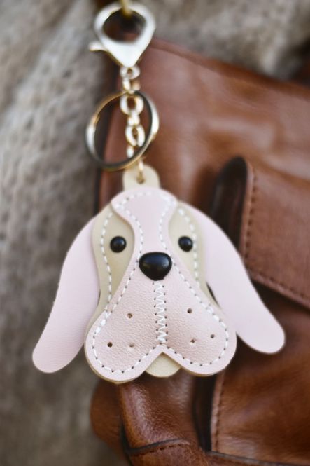 Hovedbilde Rosa - Hund Veskepynt