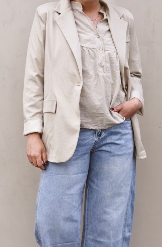 Beige - Anelia Blazer 